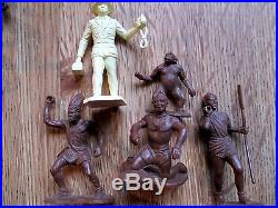 MARX SAFARI ZULU JUNGLE JIM DOCTARI playset parts African native witch doctor ++