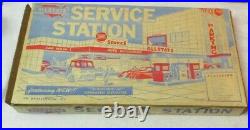 MARX SEARS ALLSTATE HAPPI TIME SERIVICE STATION ELEVATOR TIN TOY 1959 With BOX