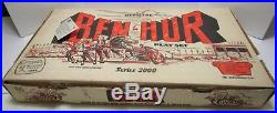 MARX SEARS EXCLUSIVE OFFICIAL BEN HUR SERIES 2000 PLAY SET WithGREAT BOX WOW