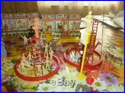 MARX SUPER CIRCUS PLAY SET 1952 No. 4319 BEAUTIFUL TIN LITHO