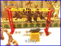 MARX SUPER CIRCUS PLAY SET 1952 No. 4319 COMPLETE & BEAUTIFUL TIN LITHO