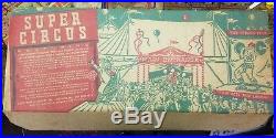 MARX SUPER CIRCUS PLAY SET 1952 No. 4319 TIN LITHO withBox