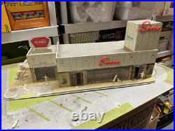 MARX Sears Shopping Center #5980 Near COMPLETE SET Gas Pumps Pools Displays Wow