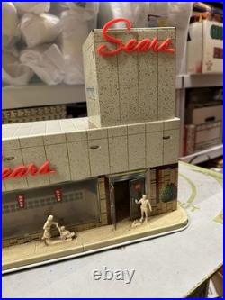 MARX Sears Shopping Center #5980 Near COMPLETE SET Gas Pumps Pools Displays Wow