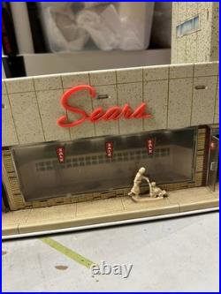 MARX Sears Shopping Center #5980 Near COMPLETE SET Gas Pumps Pools Displays Wow