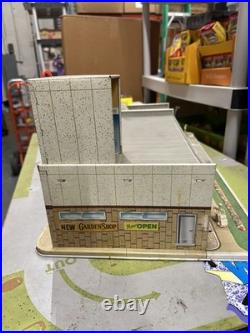 MARX Sears Shopping Center #5980 Near COMPLETE SET Gas Pumps Pools Displays Wow