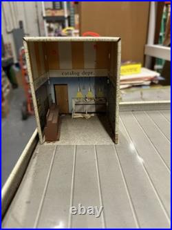 MARX Sears Shopping Center #5980 Near COMPLETE SET Gas Pumps Pools Displays Wow