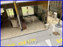 MARX Sears Shopping Center #5980 Near COMPLETE SET Gas Pumps Pools Displays Wow