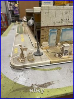 MARX Sears Shopping Center #5980 Near COMPLETE SET Gas Pumps Pools Displays Wow