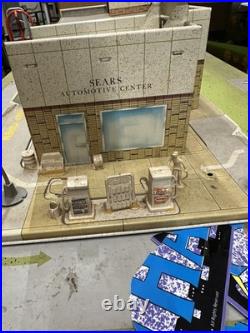 MARX Sears Shopping Center #5980 Near COMPLETE SET Gas Pumps Pools Displays Wow