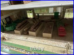 MARX Sears Shopping Center #5980 Near COMPLETE SET Gas Pumps Pools Displays Wow