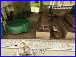 MARX Sears Shopping Center #5980 Near COMPLETE SET Gas Pumps Pools Displays Wow