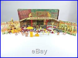 MARX Super Circus play set No. 4319 vintage tin litho 1952 Louis Marx metal rare