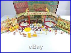 MARX Super Circus play set No. 4319 vintage tin litho 1952 Louis Marx metal rare