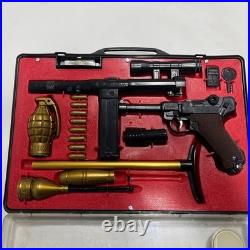 MARX TOYS INTERNATIONAL SECRET AGENT GUN SET Luger Scope Pistol Case ISA 07-11