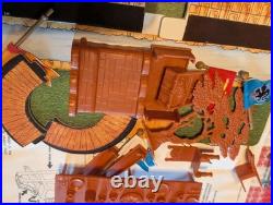 MARX TOYS King Arthurs Castle 4800 Playset In Box Medieval Play Set