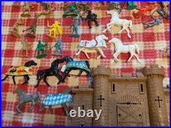 MARX TOYS King Arthurs Castle 4800 Playset In Box Medieval Play Set
