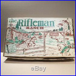 MARX The Rifleman Playset, # 3997-3998 Series 1000, 1959