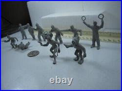 MARX Tom Corbett, Rex Mars, Space Patrol Gray 10 Different Figure Lot