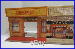 Marx Untouchables Playset Tin Litho Street Front Streetfront Building Vintage