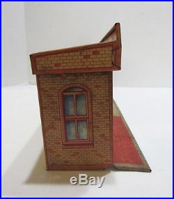 Marx Untouchables Playset Tin Litho Street Front Streetfront Building Vintage