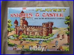 Marx Vintage Knights & Castle Miniature Playset