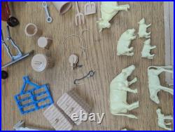 MARX VINTAGE MODERN FARM SET PLAYSET Complete W Acessories W Original Box EX