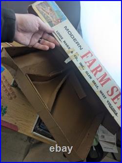 MARX VINTAGE MODERN FARM SET PLAYSET Complete W Acessories W Original Box EX MARX VINTAGE MODERN FARM SET PLAYSET Complete W Acessories W Original Box EX