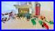 MARX Vintage 1960's Farm Barn Silo Animals Farmer Figures Fence Implements More