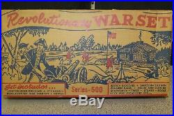 MARX Vintage Revolutionary War Play Set 500 Series #3401 (1957)