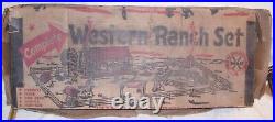 MARX WESTERN RANCH PLAYSET 1950s BOXED
