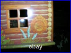 MARX WESTERN RANCH PLAYSET WithBOX 1950 COWBOYS TIN LITHO BUNKHOUSE RUBBER/ VINYL MARX WESTERN RANCH PLAYSET WithBOX 1950 COWBOYS TIN LITHO BUNKHOUSE RUBBER/ VINYL