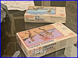 MARX WWII Battleground Playset #4113 Complete with Box & Add-Ons & 1960s soldiers