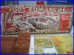 MARX playset SUPERIOR T COHN FORT COMANCHE PLAYSET IN ORIG BOX COMPLETE