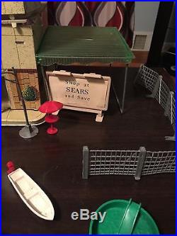 MARX toys-1962 Sears Store Play Set-Near Complete-Very Rare-HTF-playset