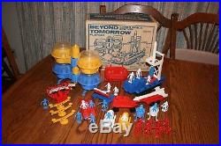 MPC Vintage 1976 Beyond Tomorrow Lunar Space Army Station Playset & Box Marx