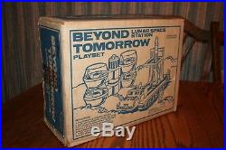 MPC Vintage 1976 Beyond Tomorrow Lunar Space Army Station Playset & Box Marx