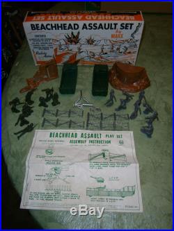 Marx 0641 BEACHHEAD ASSAULT playset