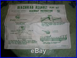 Marx 0641 BEACHHEAD ASSAULT playset