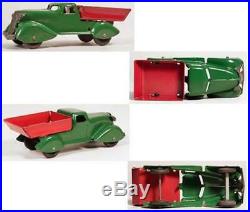 Marx 1934 Spic and Span Garage Playset MUSEUM QUALITY pressed steel cars tin