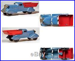 Marx 1934 Spic and Span Garage Playset MUSEUM QUALITY pressed steel cars tin