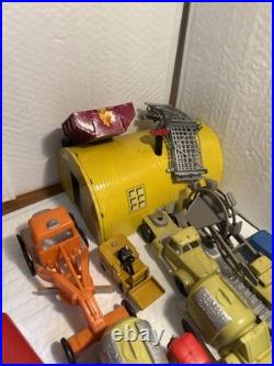 Marx 1950s-1960s Big Inch Pipeline trucks construction equip +many Accessories