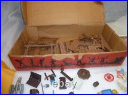 Marx 1950s Fort Apache Stockade Playset. Original box