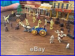 Marx 1952 Roy Rodgers Western Town, Complete Set