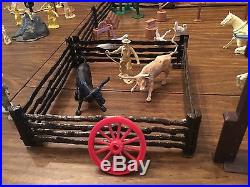 Marx 1957 Lone Ranger Play Set In Excellent Condition