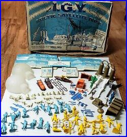 Marx 1958 IGY Arctic Satellite Base Set & Original Box Series 1000