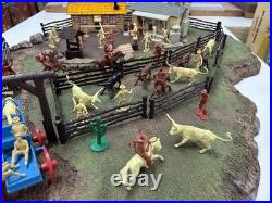 Marx 1960 The Rifleman Ranch#3998 Playset