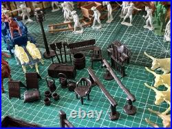Marx 1960 Western Mining Town #4265, Near Complete