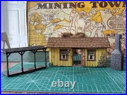 Marx 1960 Western Mining Town #4265, Near Complete