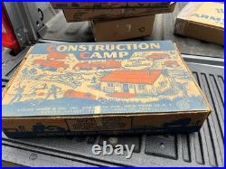 Marx 1960s Construction Camp set partial very Clean NO Bldg 10 vehicles & people Marx 1960s Construction Camp set partial very Clean NO Bldg 10 vehicles & people